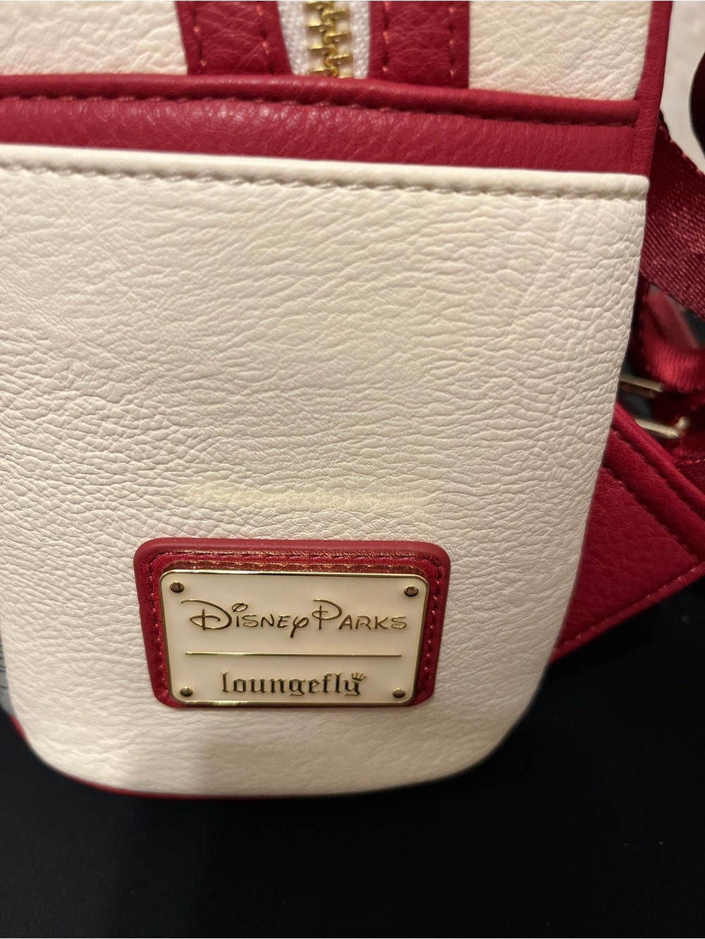 Mini Backpack — White & Red - Picture 7 of 8